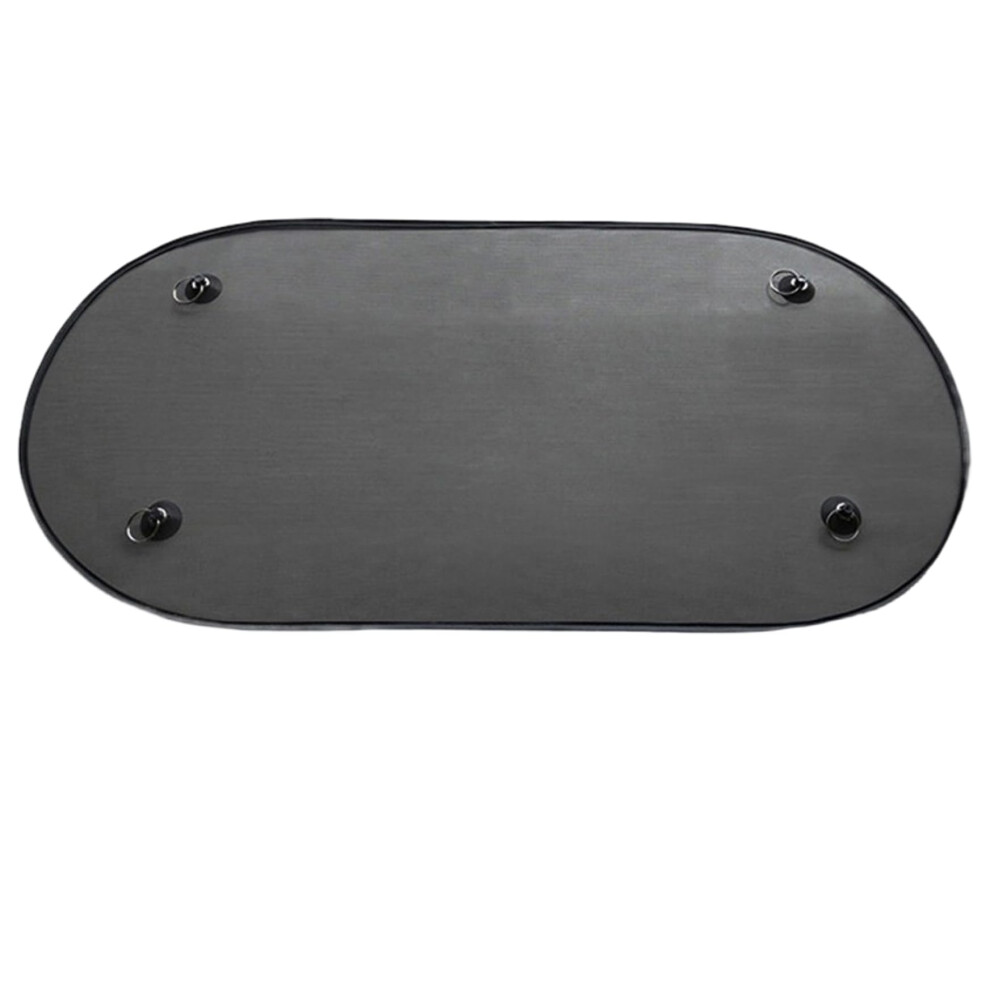 Car Rear Window Sun Shade 39X20 Inch Foldable Suction Cup Sunshade For Uv Protection 9164114969125
