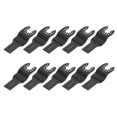 Quick Release Interface Oscillating Saw Blades, Universal Interface Multitool Blades Corrosion Resistance Precision Cutting Design High Carbon Steel 1