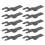 Quick Release Interface Oscillating Saw Blades, Universal Interface Multitool Blades Corrosion Resistance Precision Cutting Design High Carbon Steel 3