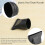Hair Dryer Nozzle Concentrator Replacement for Precise Airflow Control and Fast Styling 3