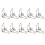 10Pcs Trumpet and Trombone Water Key Springs, Durable Iron, Silver, Easy Installation 1