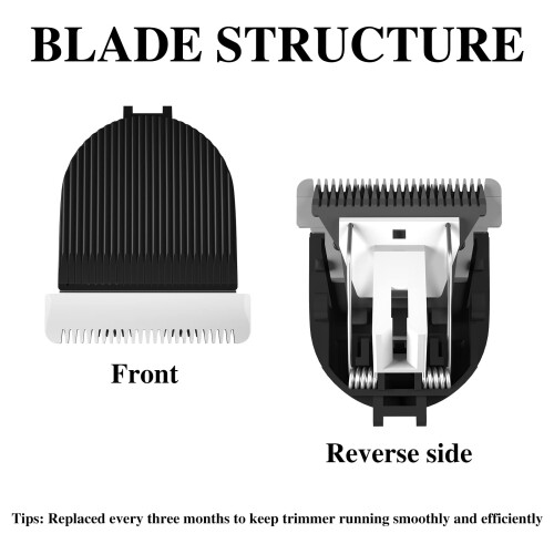 Replacement Trimmer Blade, Precision Ceramic Grooming Blade, Cool Comfortable Trimming for OLOV 2