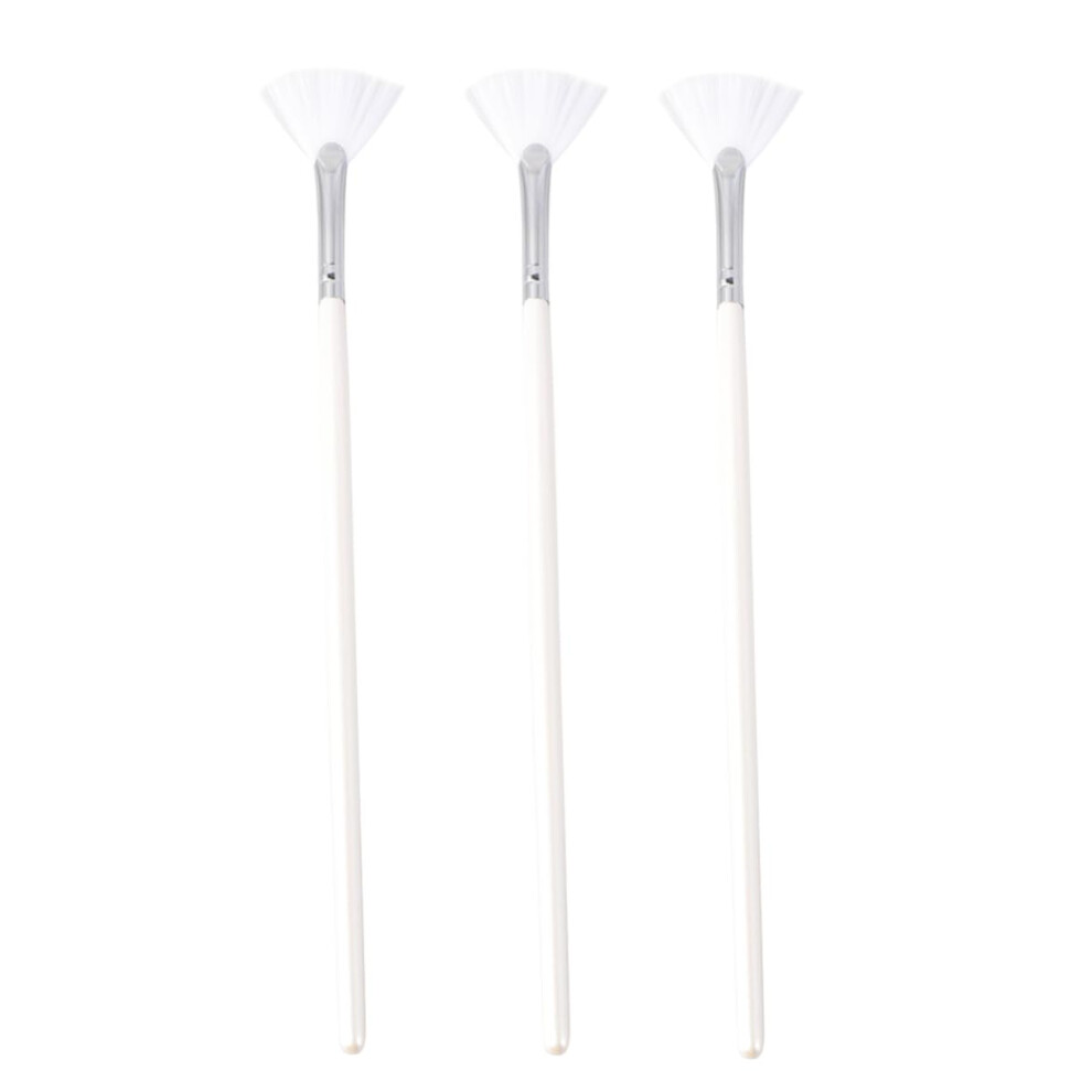 Face Mask Brush Set with Long Handle for Skincare and DIY Beauty â 3pcs Facial Applicators