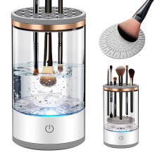 Electric Makeup Brush Cleaner Machine with USB Charging and Cleaning Mat, Fits All Brush Sizes for Women and Girls