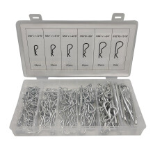 150Pcs Spring Steel Cotter Pins Split Clip Retainers for Tractors and Machinery Easy Install