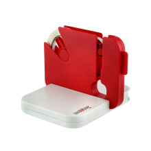 Bag Sealing Machine ABS Plastic Heat Sealer for Food Storage and Snack Packaging, Red