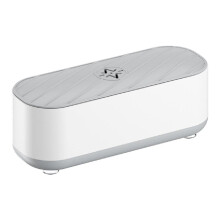 Ultrasonic Jewelry Cleaner Portable Low Noise Machine for Rings Watches Glasses Silver