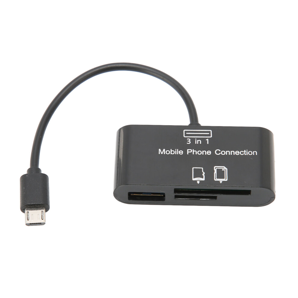 Versatile Memory Card Reader, Micro Usb Adapter For Lightning Speed & Seamless Plug And Play, Sd Card Reader For Instant Media Access 9773935928558