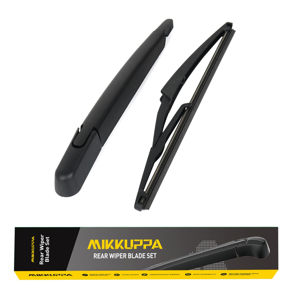 Rear Wiper Set Replacement For Nissan Qashqai J10 J11 20062019, Back Windscreen Wiper Blade Arm Assembly 9164114178350