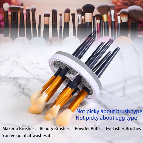 Electric makeup brush cleaner for cleaning and drying 2