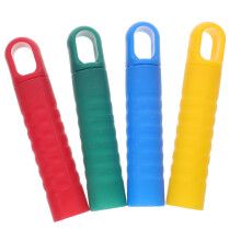 4 Pack Mop Handle End Cap Replacement Grip for Commercial Mop Stick Adapter Assorted Colors