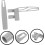 Grey Broom Handle End Caps Durable Replacement Grip for Mops Dustpans Easy Assembly 4