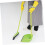 Grey Broom Handle End Caps Durable Replacement Grip for Mops Dustpans Easy Assembly 2