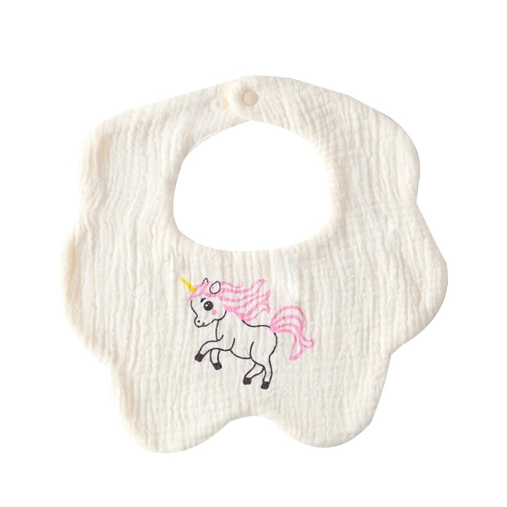 Baby Bibs Soft Newborn Burp Cloth Infant Drooling Bib Absorbent Leakproof Nursing Towel Shower