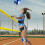 Volleyball Training Equipment Set with Adjustable Net and Practice Ball for Skills Development 2