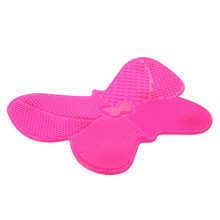 Silicone Makeup Brush Cleaning Pad Butterfly Shape with Suction Cup for Home and Salon