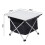 Living And Home Portable Folding Camping Table, 39cm W x 33cm D x 31cm H 7