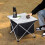 Living And Home Portable Folding Camping Table, 39cm W x 33cm D x 31cm H 1