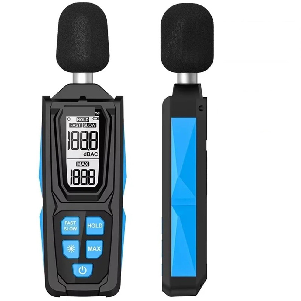 Decibel Meter 750/750B Digital Sound Level Meter Professional Noise Tester A/C 30130 Db Sonometer 9164114178923