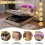 4ft6 Double Upholstered Bed Frame with Charging 7