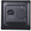 Underfloor Heating Thermostat with Remote Floor Sensor, 230V Wired Controller, Flush Mount Black 2
