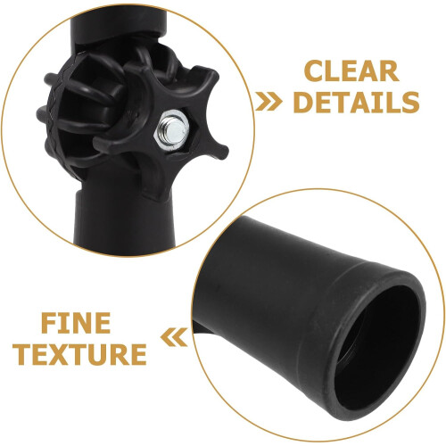 2 Pack Adjustable Mop and Broom Extension Pole Angle Adapters with Rotatable Joint and Locking Knob for Thread Cleaning Tools 1