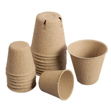 Biodegradable Seedling Trays 30 Pack with Drainage Holes for Vegetables Flowers Gardening