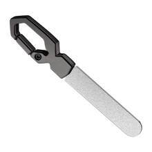 Stainless Steel Nail File Double Sided Heavy Duty for Thick Nails Manicure Grey