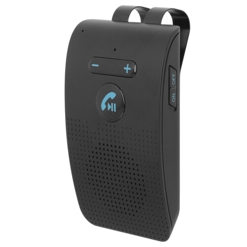 Compact Bluetooth Car Speaker, Visor Clip for Easy Installation, Auto Power Management, Support for Multiple Devices, Enhanced Bass for Rich 1