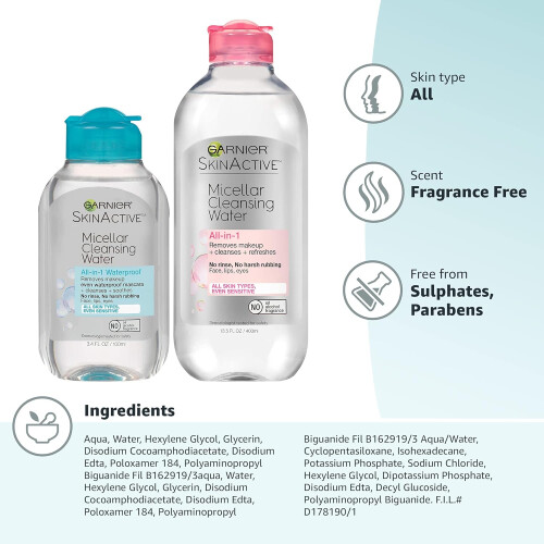 Garnier Garnier Micellar Cleansing Water+Waterproof Makeup 2