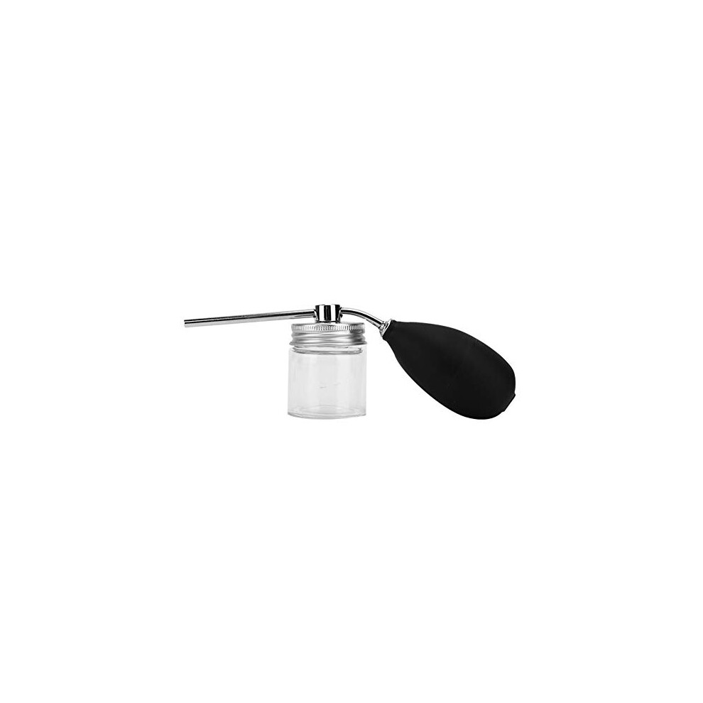 Unisex Hair Fibers Applicator With Durable Glass Bottle And Precision Spray Nozzle For Even Coverage