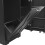 Black 360° Rotating Kitchen Island, Folding Doors 9