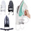Ironing board hanger, electric iron, wall mount with double hooks, durable, universal, white 3