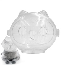 Cat Head Cover, Cat Muzzle for Grooming, Breathable Transparent Cat Astronaut Muzzle