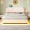 4ft6 Double LED Hydraulic Bed with Charging Station 12
