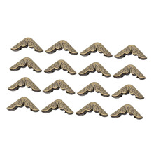 50pcs Metal Book Corner Protectors for Albums Menus Files Notebooks and Bags