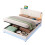 4ft6 Double LED Hydraulic Bed with Charging Station 1