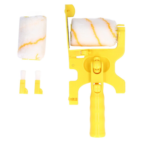Paint Roller Brush Kit with Handle for Home Office Wall and Ceiling Painting Tools