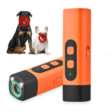 Ultrasonic Dog Bark Control Device, Rechargeable 90Day, 32ft Range for Indoor Outdoor Training