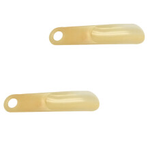 2 Pack Plastic Shoehorn with Hanging Hole Lightweight Portable Shoe Lifter for Indoor Outdoor Use