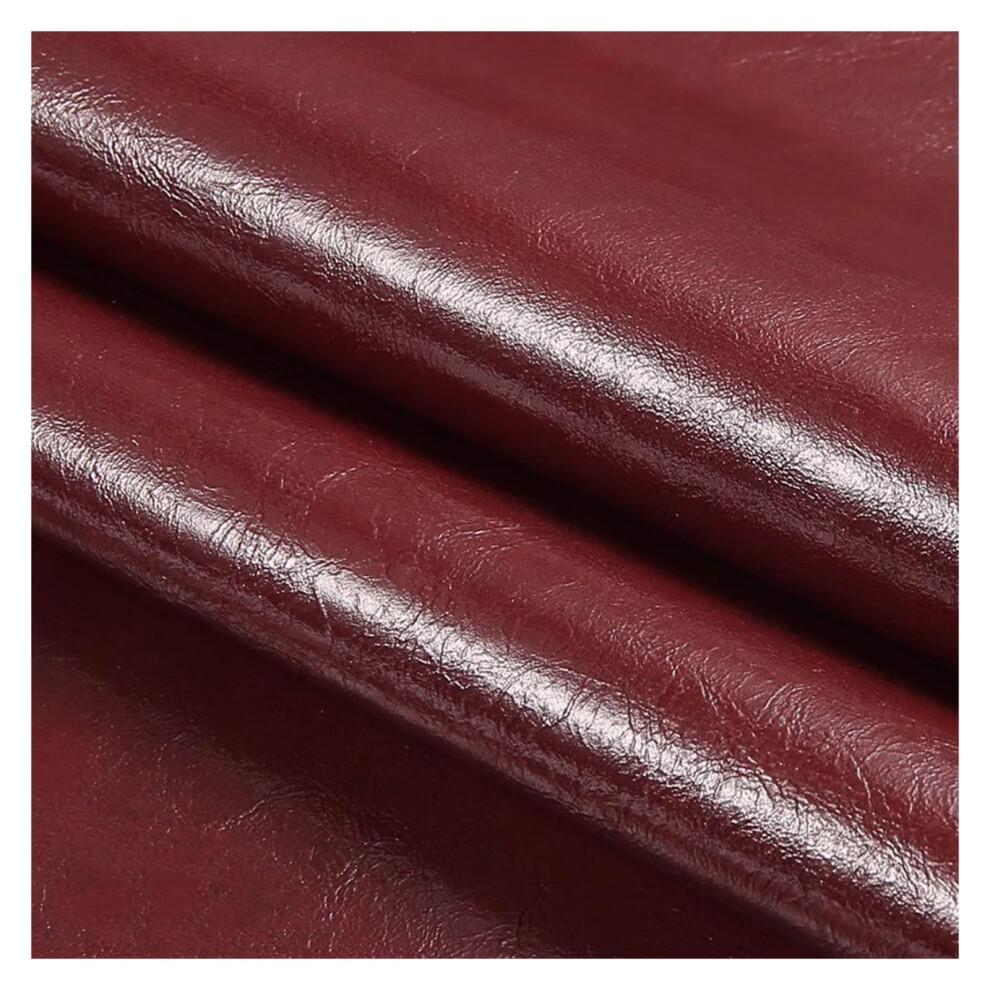 Leather Patch Self Adhesive Pu Tape For Sofa Couch Chair Car Seat, 19.7X27.6in Wine Red 9164114990945