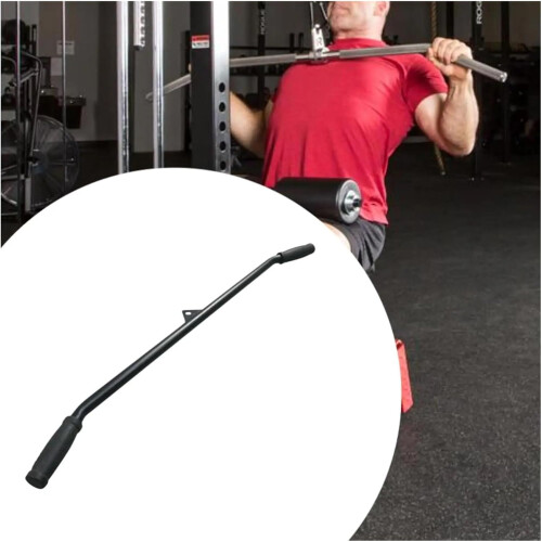 LATPullDownTbar, LATbar, Nonslip grip, Shoulderbiceps exercise, Cable machine attachments, Straight bar for cable machine 2