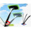 Car Windshield Cleaning Kit with Long Handle Microfiber Brush for Interior Detailing (Green) 3