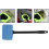 Car Windshield Cleaning Kit with Long Handle Microfiber Brush for Interior Detailing (Green) 5