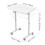 Living And Home 80x60cm Manual Standing Height-Adjustable Desk Computer Desk with Wheels 6