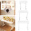 Living And Home 100x60cm Manual Standing Height-Adjustable Desk Computer Desk with Wheels 4
