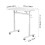 Living And Home 100x60cm Manual Standing Height-Adjustable Desk Computer Desk with Wheels 6
