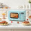 Living And Home 800W 20L Retro Microwave Oven with LED Display 1