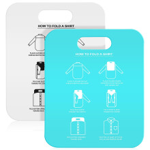 Shirt Folding Board 2 Pack Clothes Organizer for TShirts Laundry Easy Fold Tool