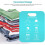 Shirt Folding Board 2 Pack Clothes Organizer for TShirts Laundry Easy Fold Tool 5